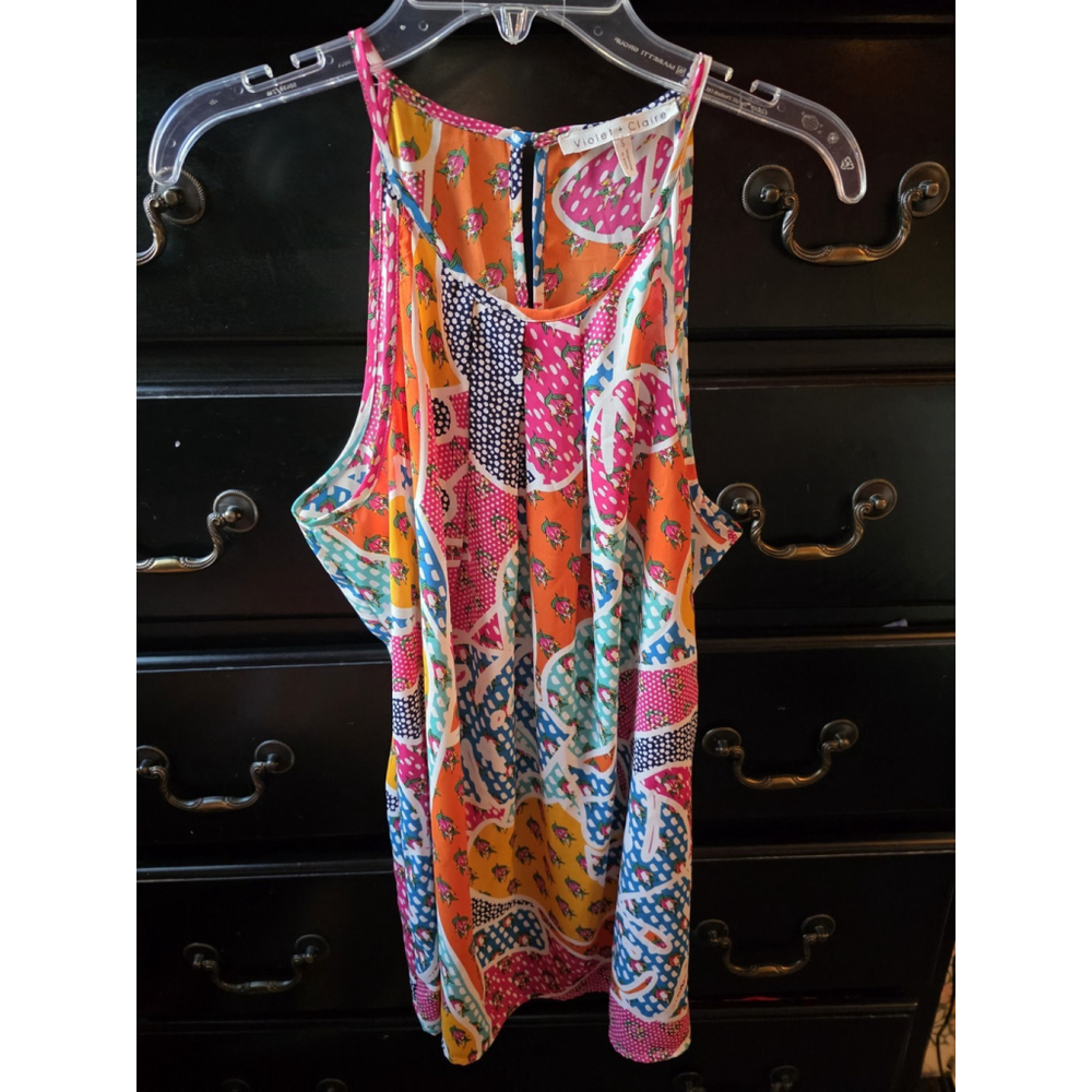 ❣️FINAL DROP❣️ Violet + Claire Womans Size S sleeveless Speghetti Strap Blouse